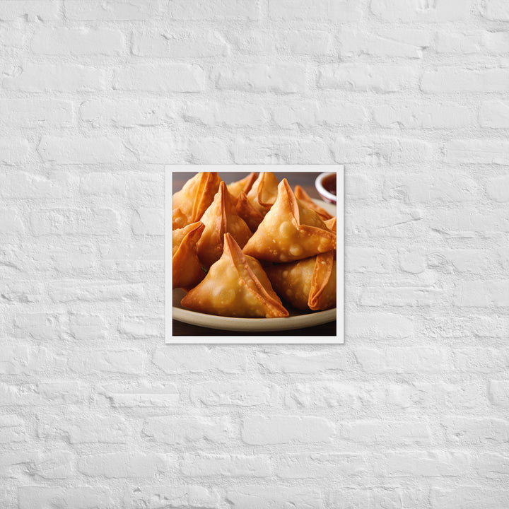 Samosas Framed poster 🤤 from Yumify.AI