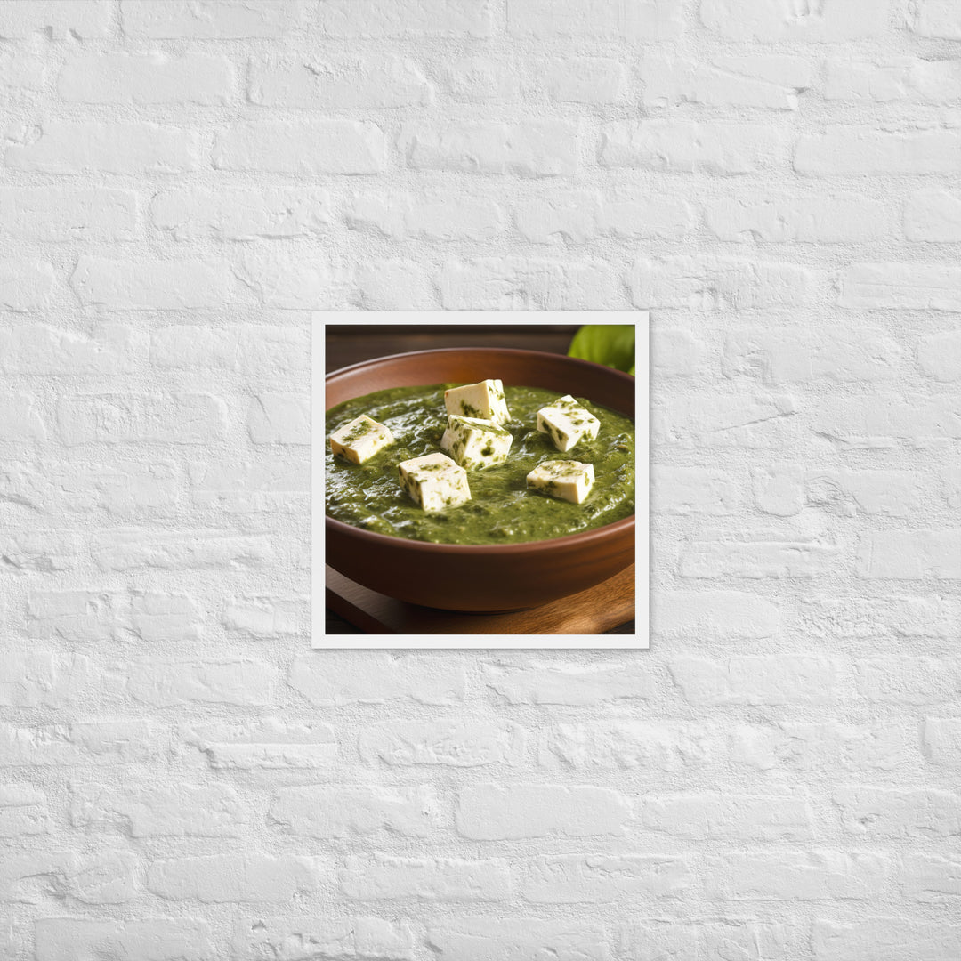 Palak Paneer Framed poster 🤤 from Yumify.AI