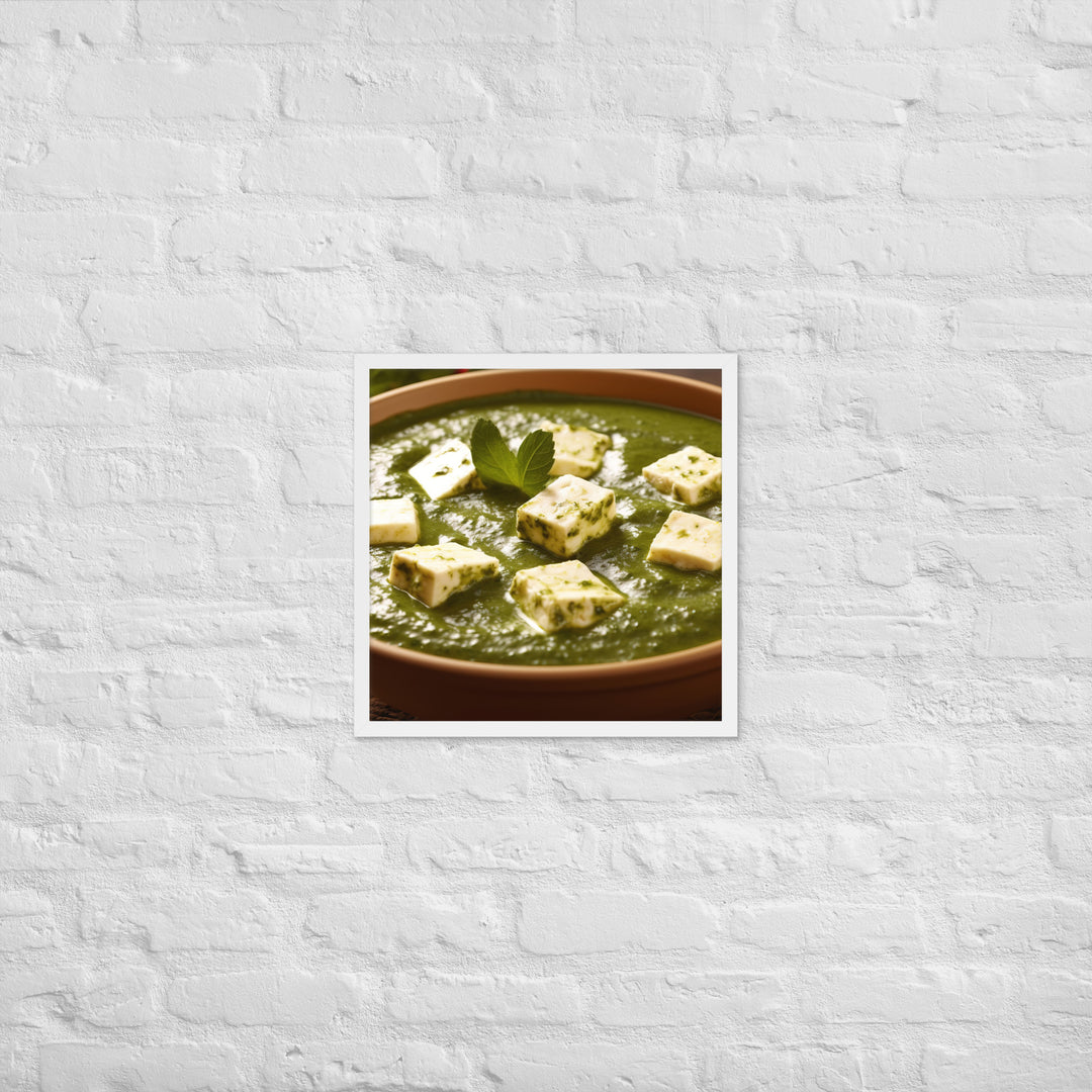 Palak Paneer Framed poster 🤤 from Yumify.AI