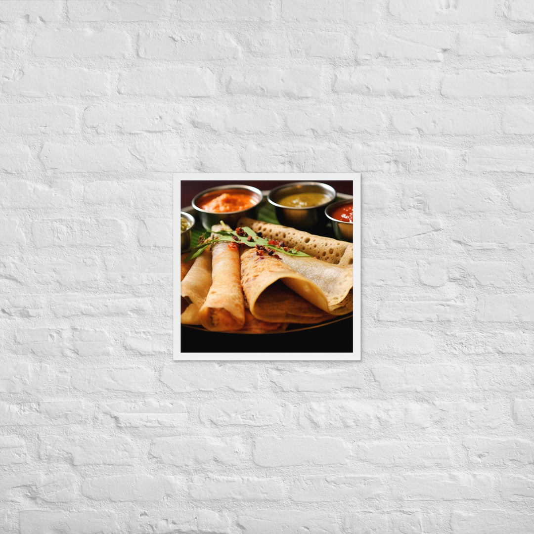 Masala Dosa Framed poster 🤤 from Yumify.AI