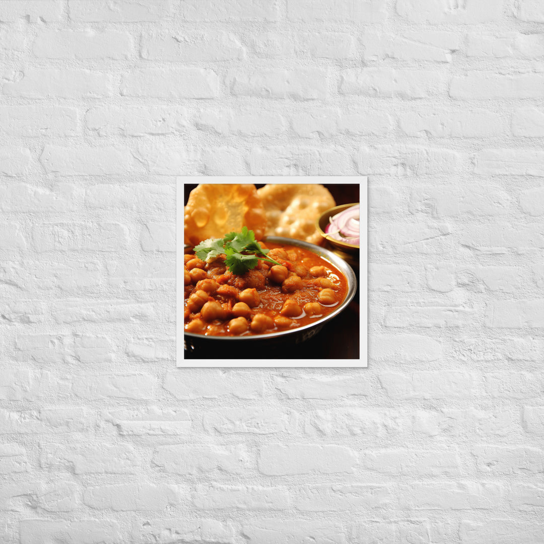 Chole Bhature Framed poster 🤤 from Yumify.AI