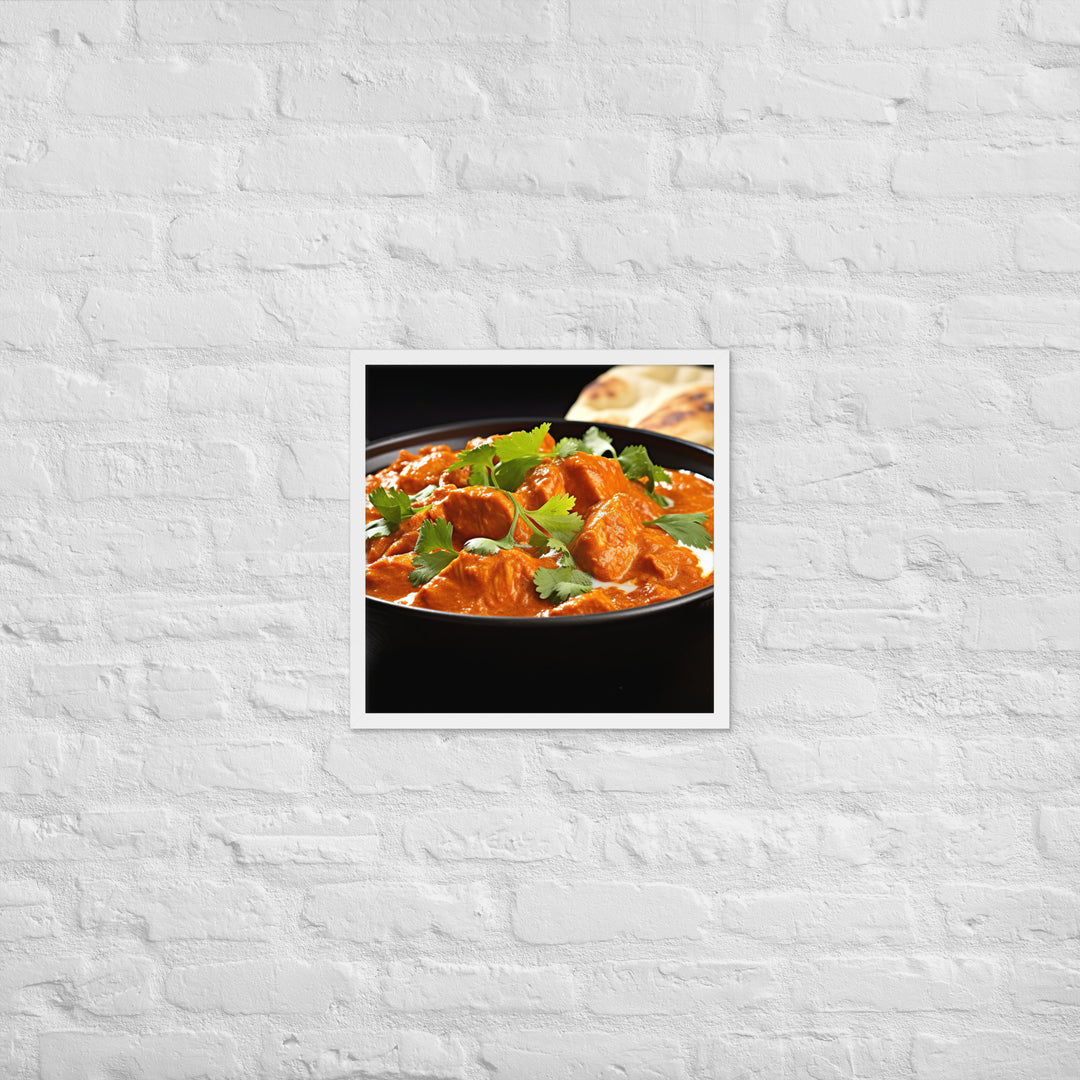 Butter Chicken Framed poster 🤤 from Yumify.AI