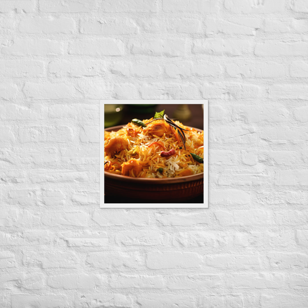 Biryani Framed poster 🤤 from Yumify.AI