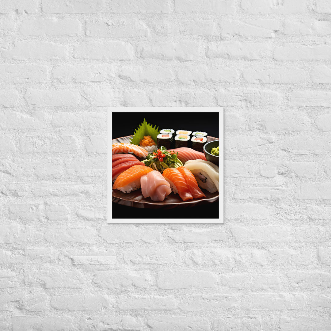 Sushi Framed poster 🤤 from Yumify.AI