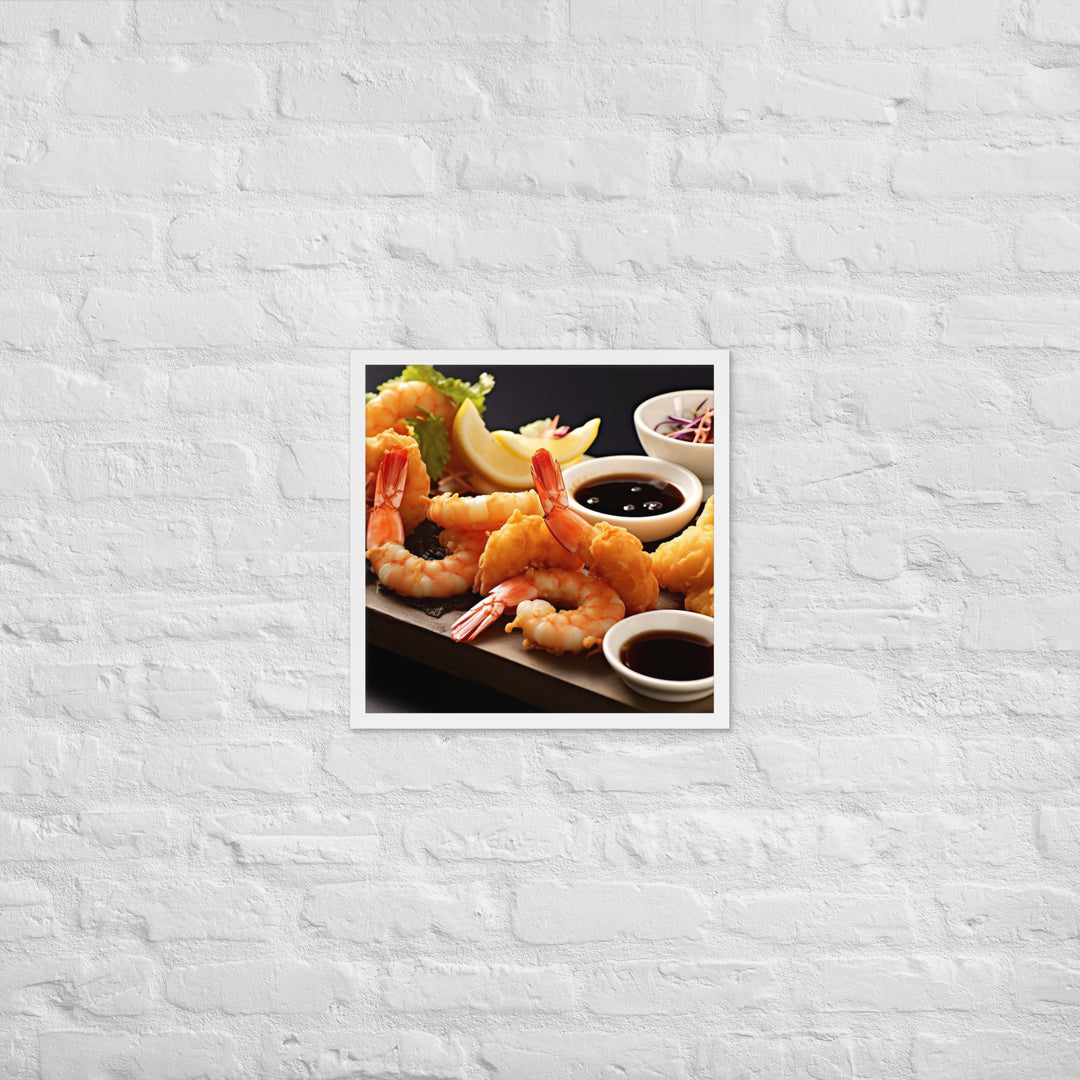 Tempura Framed poster 🤤 from Yumify.AI