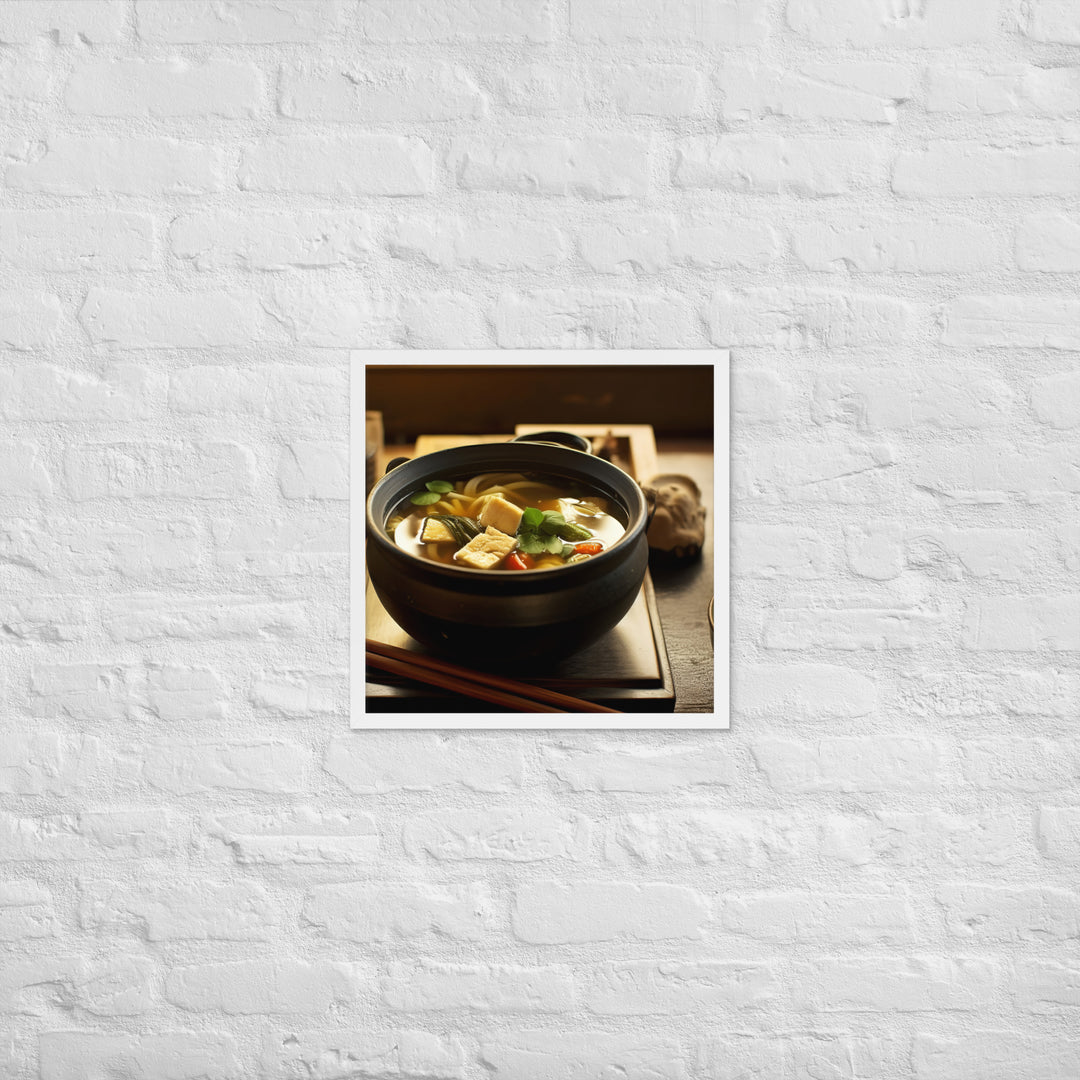 Miso Soup Framed poster 🤤 from Yumify.AI