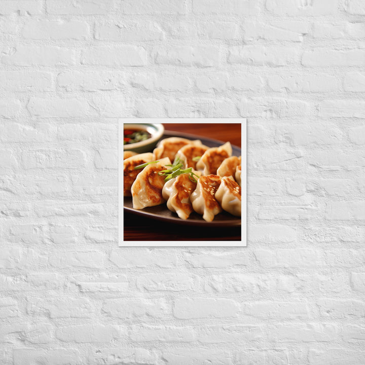 Gyoza Framed poster 🤤 from Yumify.AI