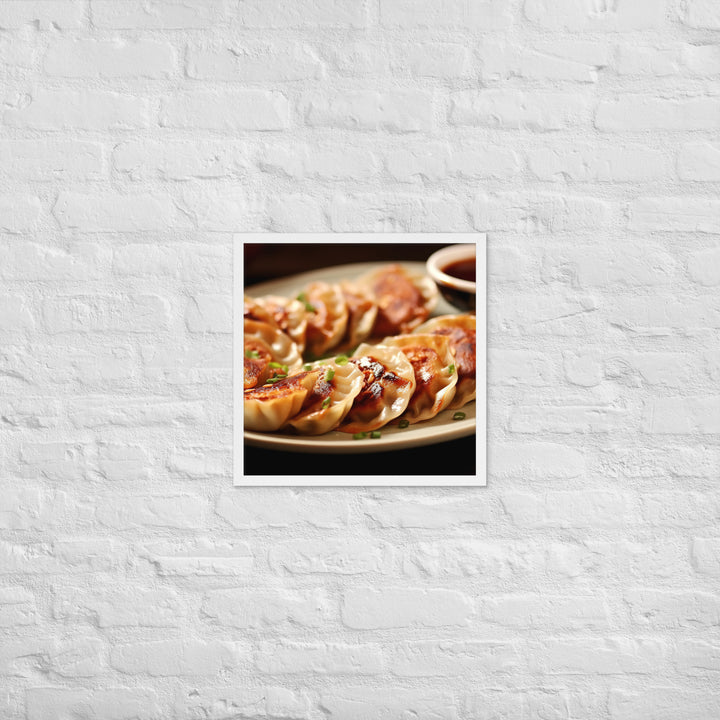 Gyoza Framed poster 🤤 from Yumify.AI