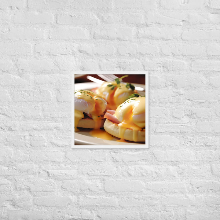 Classic Eggs Benedict Framed poster 🤤 from Yumify.AI