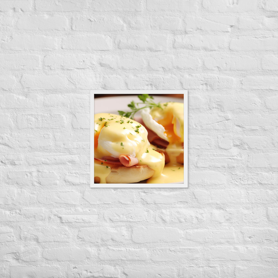 Classic Eggs Benedict Framed poster 🤤 from Yumify.AI