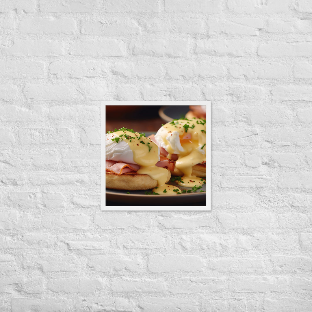 Classic Eggs Benedict Framed poster 🤤 from Yumify.AI