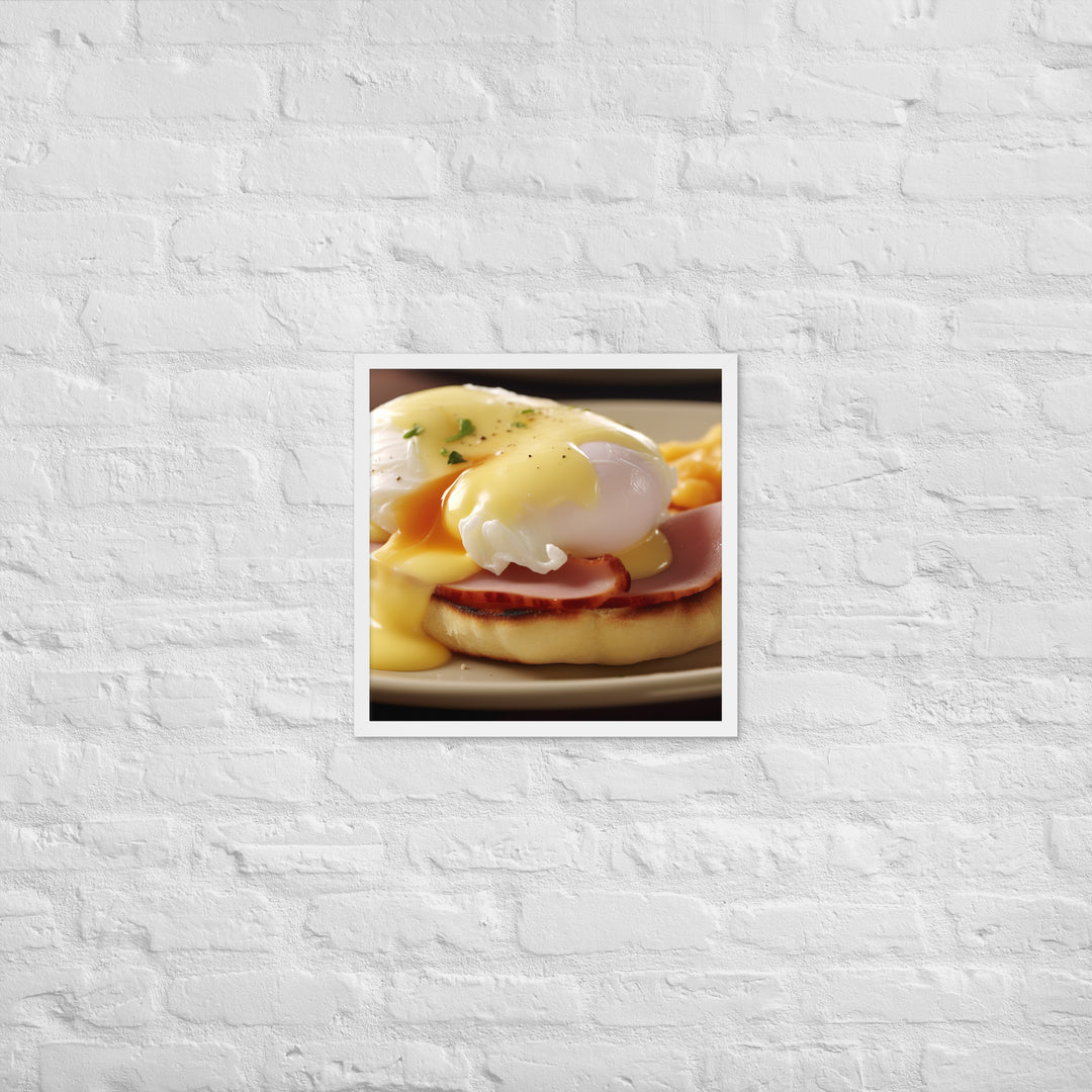 Classic Eggs Benedict Framed poster 🤤 from Yumify.AI