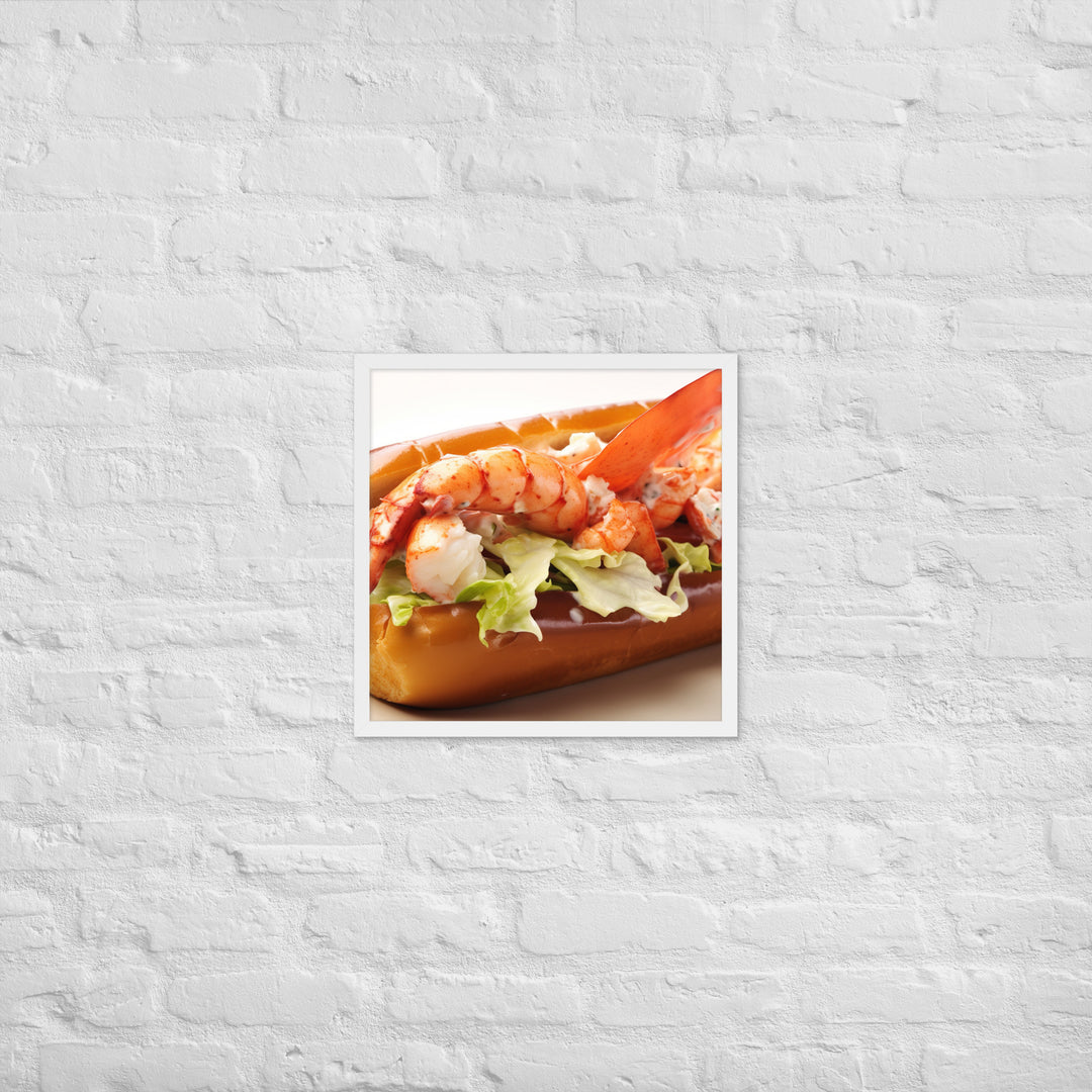 Lobster Roll Framed poster 🤤 from Yumify.AI