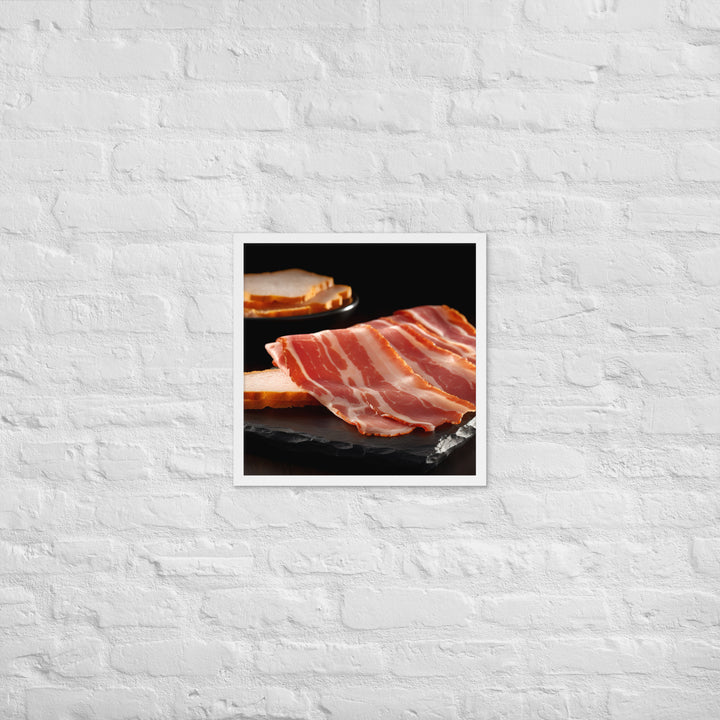 Canadian Bacon Framed poster 🤤 from Yumify.AI