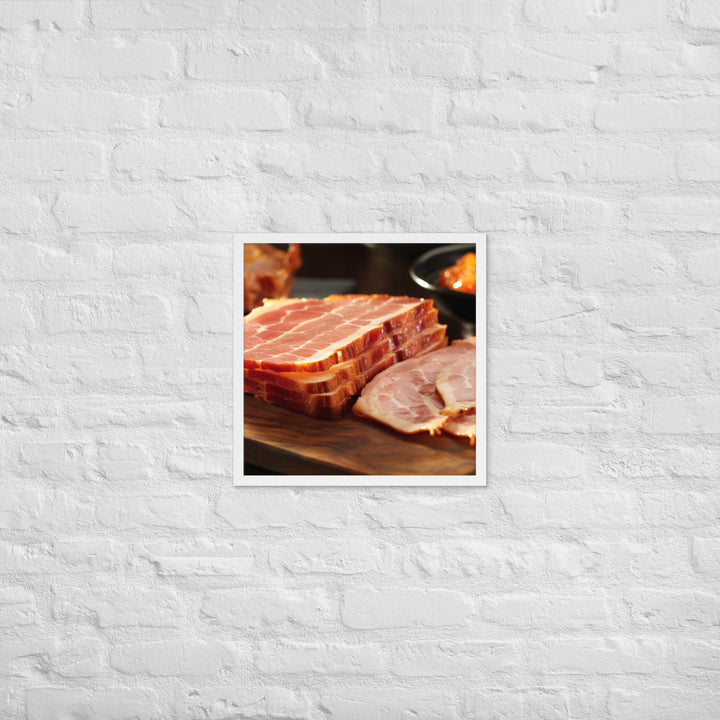 Canadian Bacon Framed poster 🤤 from Yumify.AI