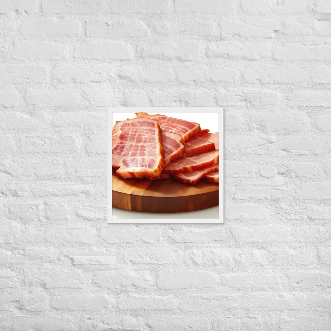 Canadian Bacon Framed poster 🤤 from Yumify.AI