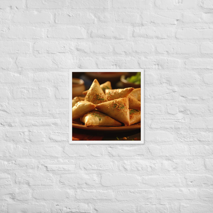 Samosa Framed poster 🤤 from Yumify.AI