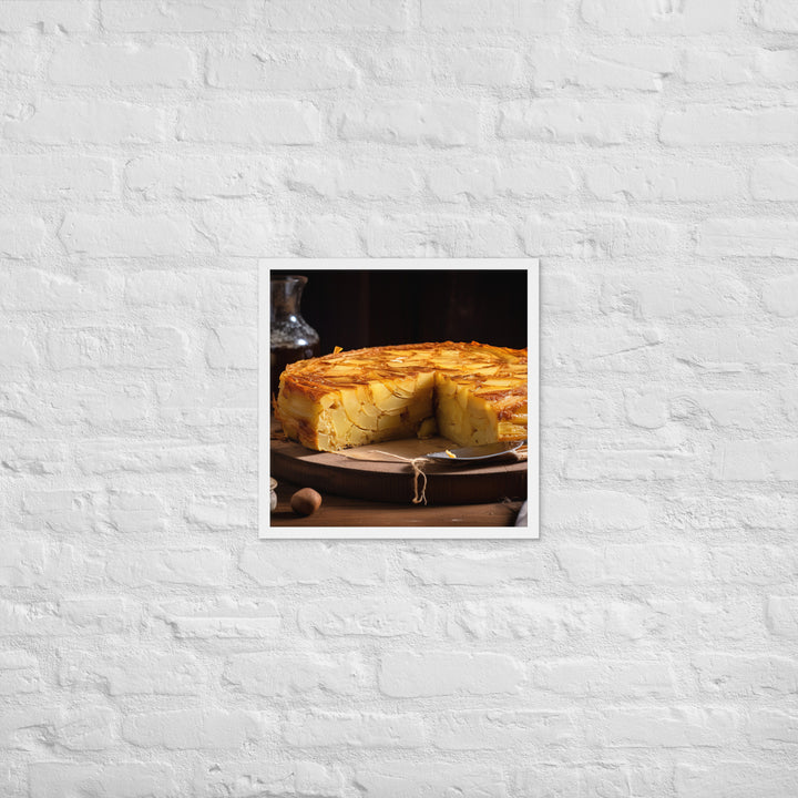 Tortilla Espaola Framed poster 🤤 from Yumify.AI