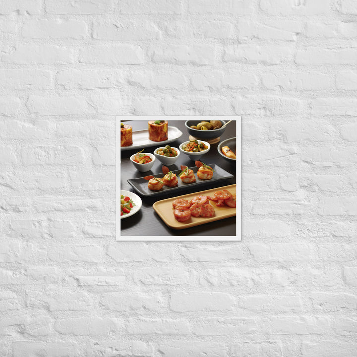 Tapas Framed poster 🤤 from Yumify.AI