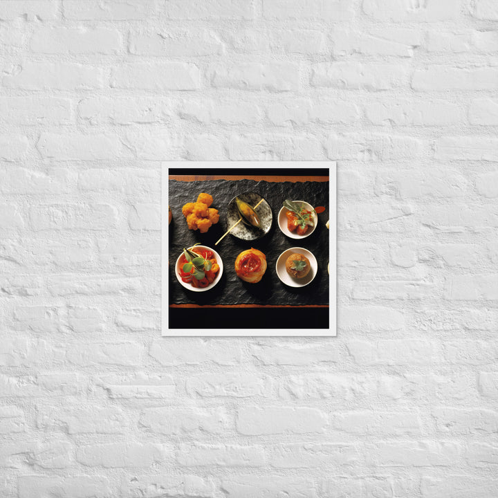 Tapas Framed poster 🤤 from Yumify.AI