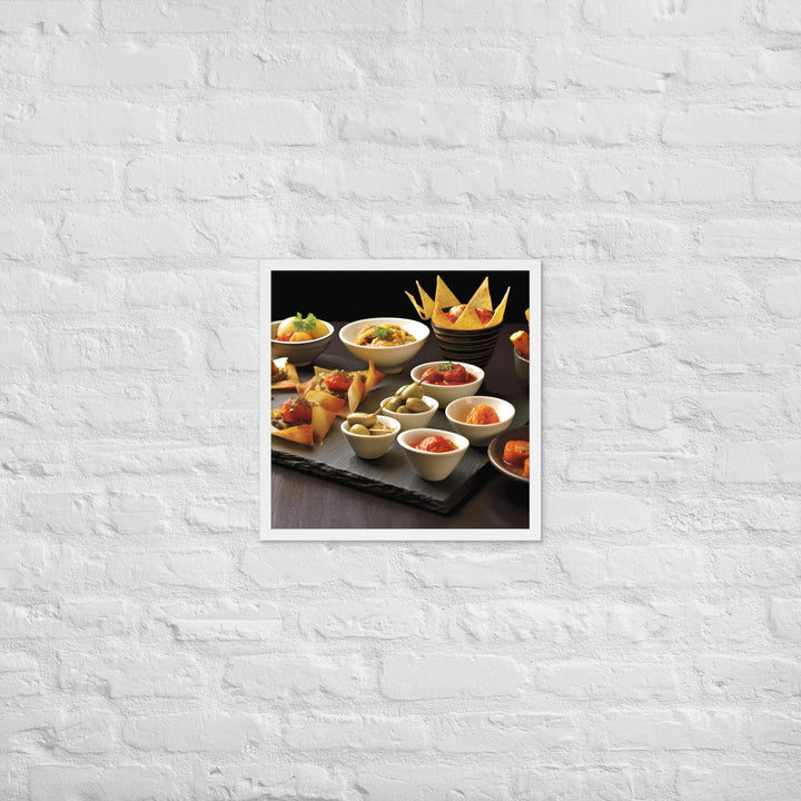 Tapas Framed poster 🤤 from Yumify.AI