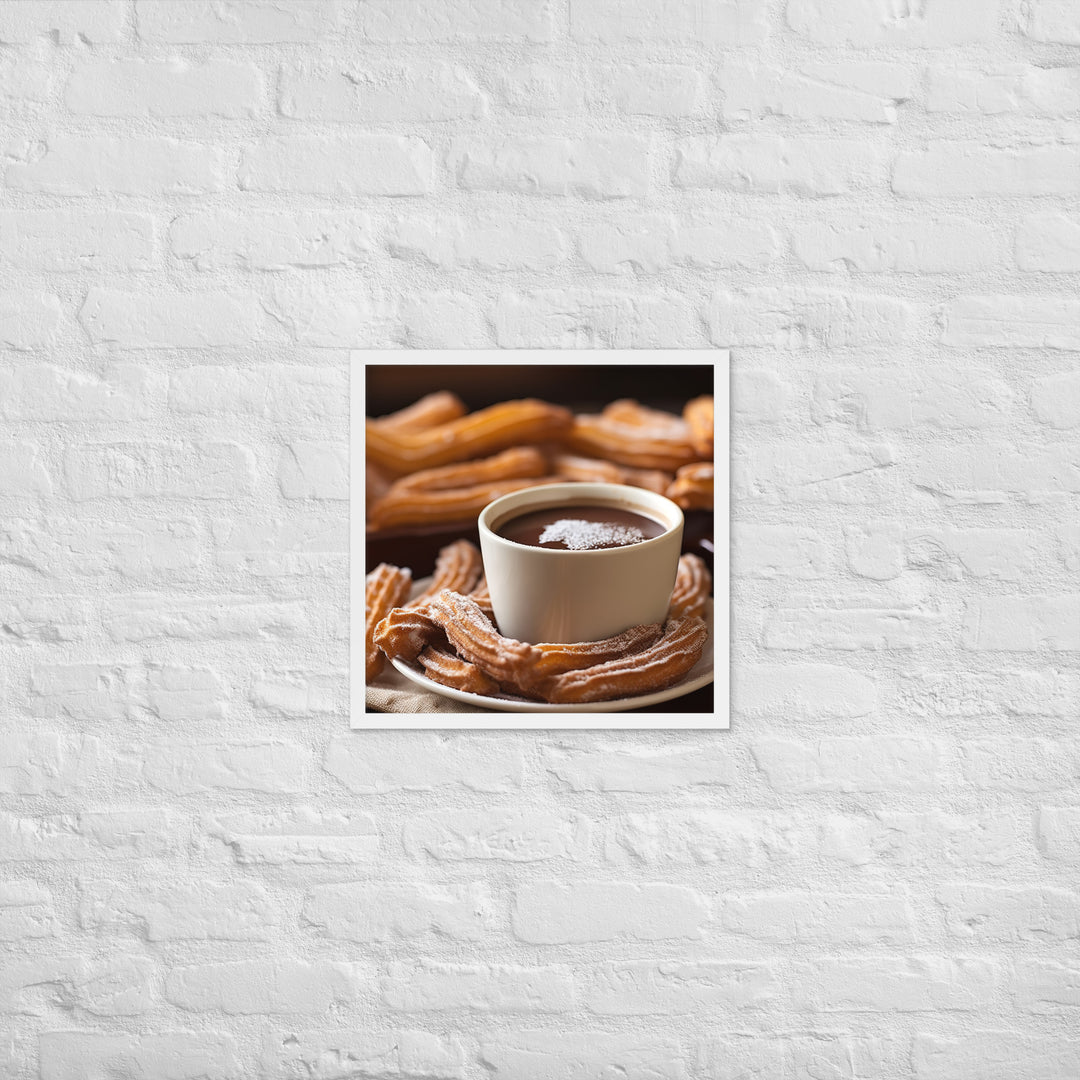 Churros Framed poster 🤤 from Yumify.AI