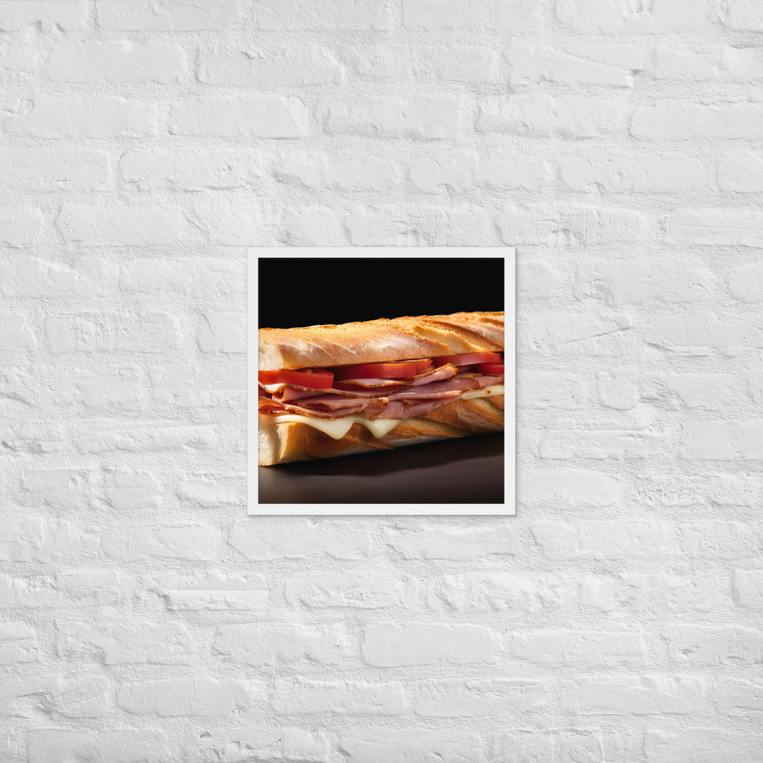 Bocadillo de Jamn Framed poster 🤤 from Yumify.AI