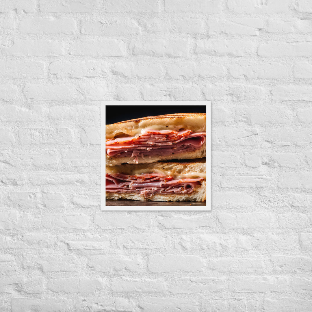 Bocadillo de Jamn Framed poster 🤤 from Yumify.AI