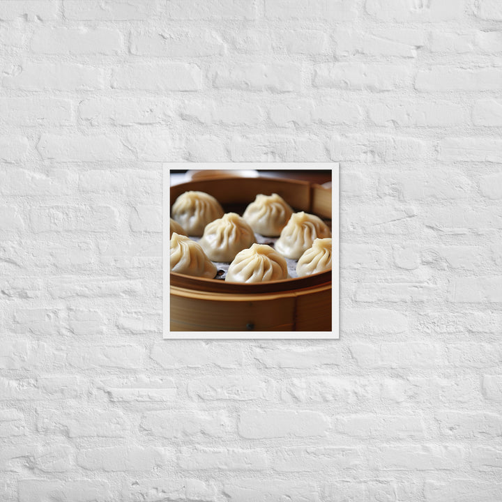 Xiaolongbao Framed poster 🤤 from Yumify.AI