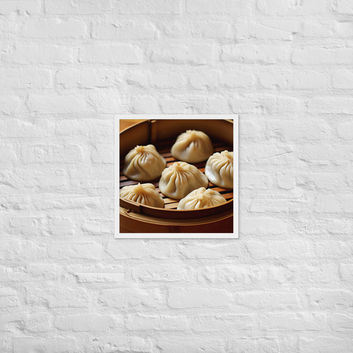 Xiaolongbao Framed poster 🤤 from Yumify.AI