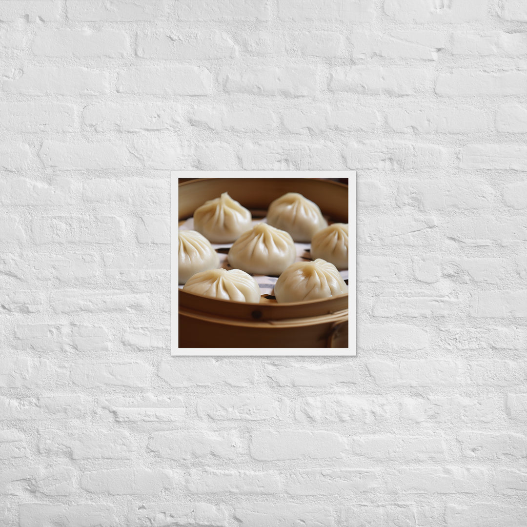 Xiaolongbao Framed poster 🤤 from Yumify.AI