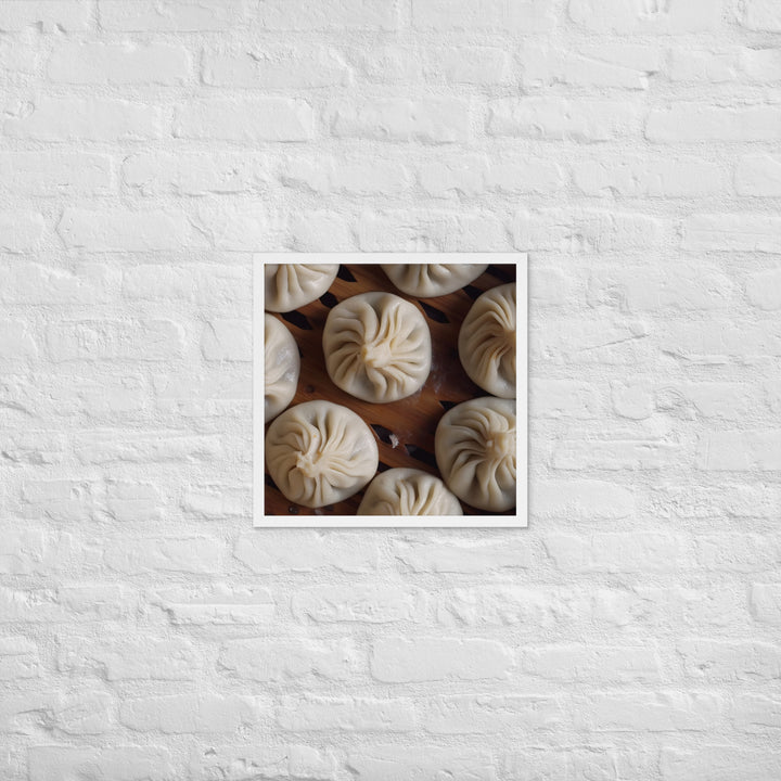 Xiaolongbao Framed poster 🤤 from Yumify.AI