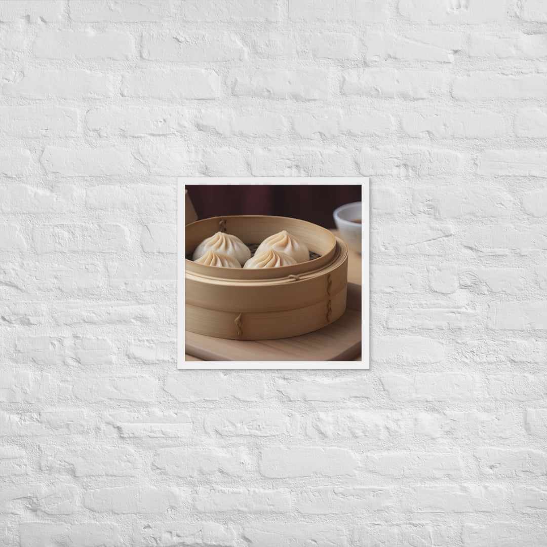 Xiaolongbao Framed poster 🤤 from Yumify.AI