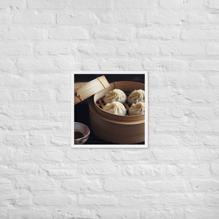 Xiaolongbao Framed poster 🤤 from Yumify.AI