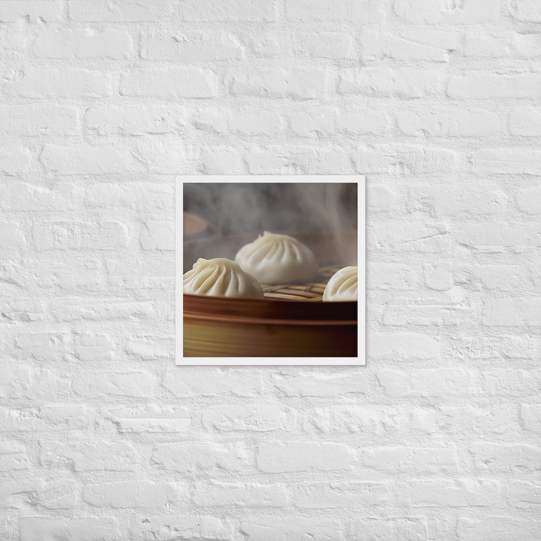 Xiaolongbao Framed poster 🤤 from Yumify.AI