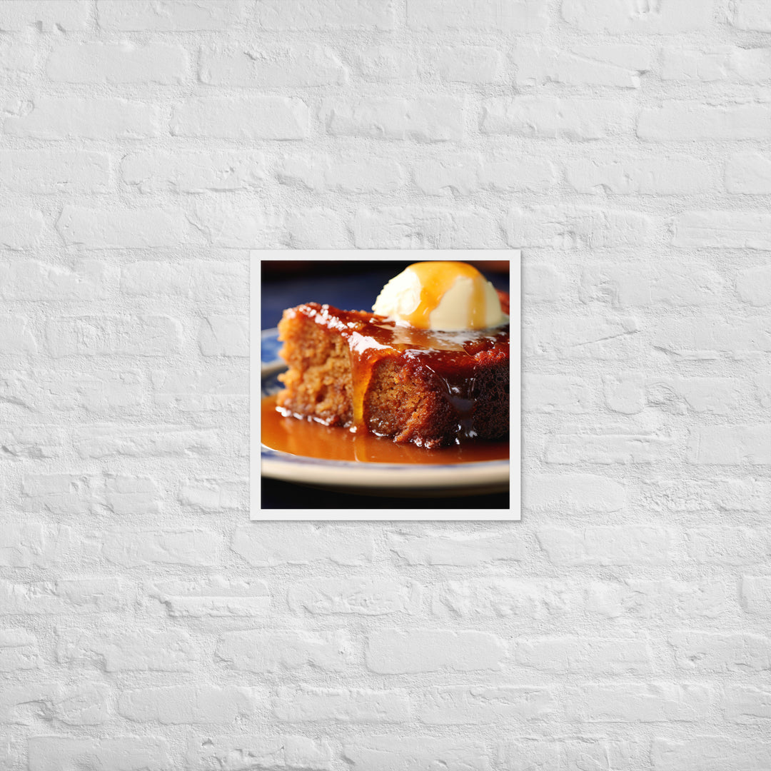 Malva Pudding Framed poster 🤤 from Yumify.AI