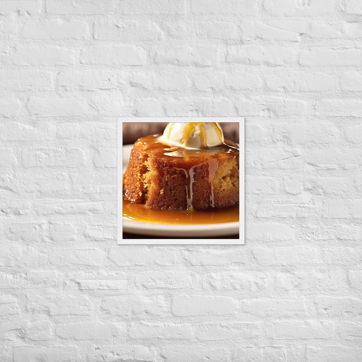 Malva Pudding Framed poster 🤤 from Yumify.AI