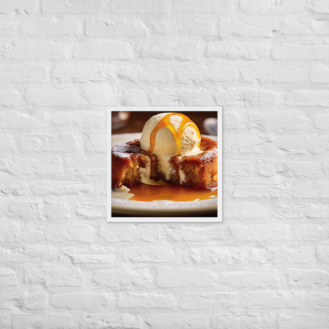 Malva Pudding Framed poster 🤤 from Yumify.AI