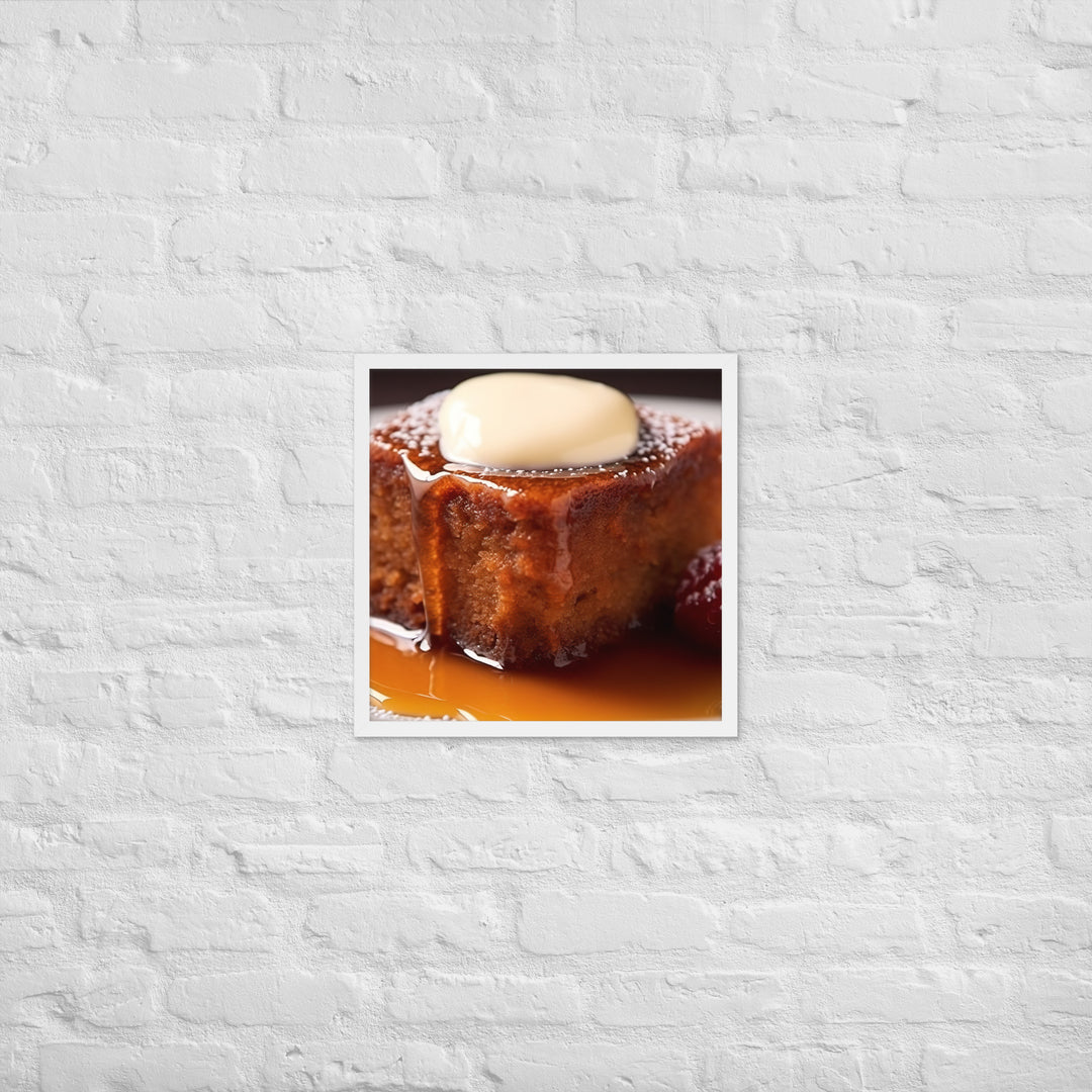 Malva Pudding Framed poster 🤤 from Yumify.AI