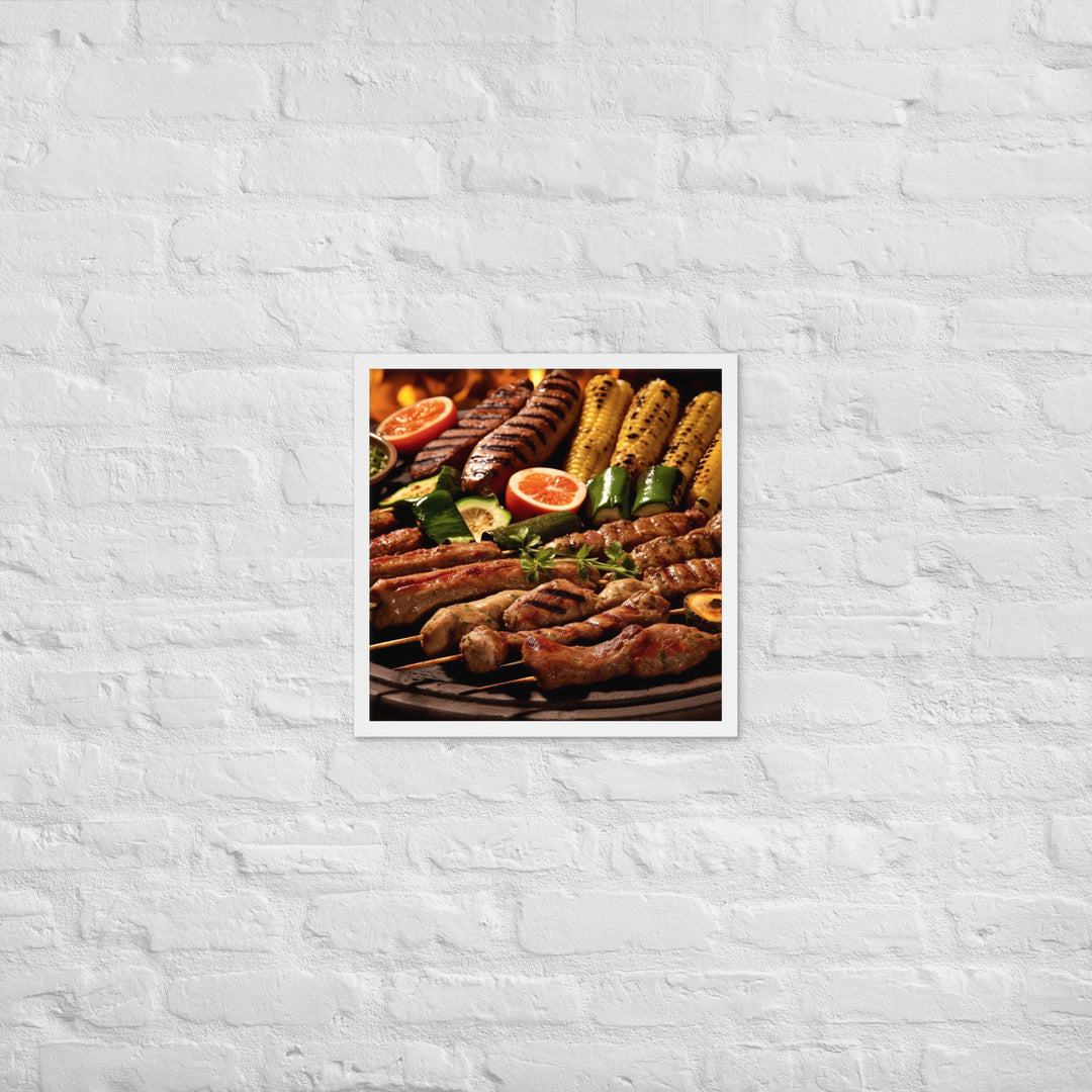 Braai Framed poster 🤤 from Yumify.AI