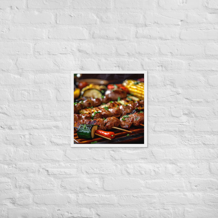 Braai Framed poster 🤤 from Yumify.AI