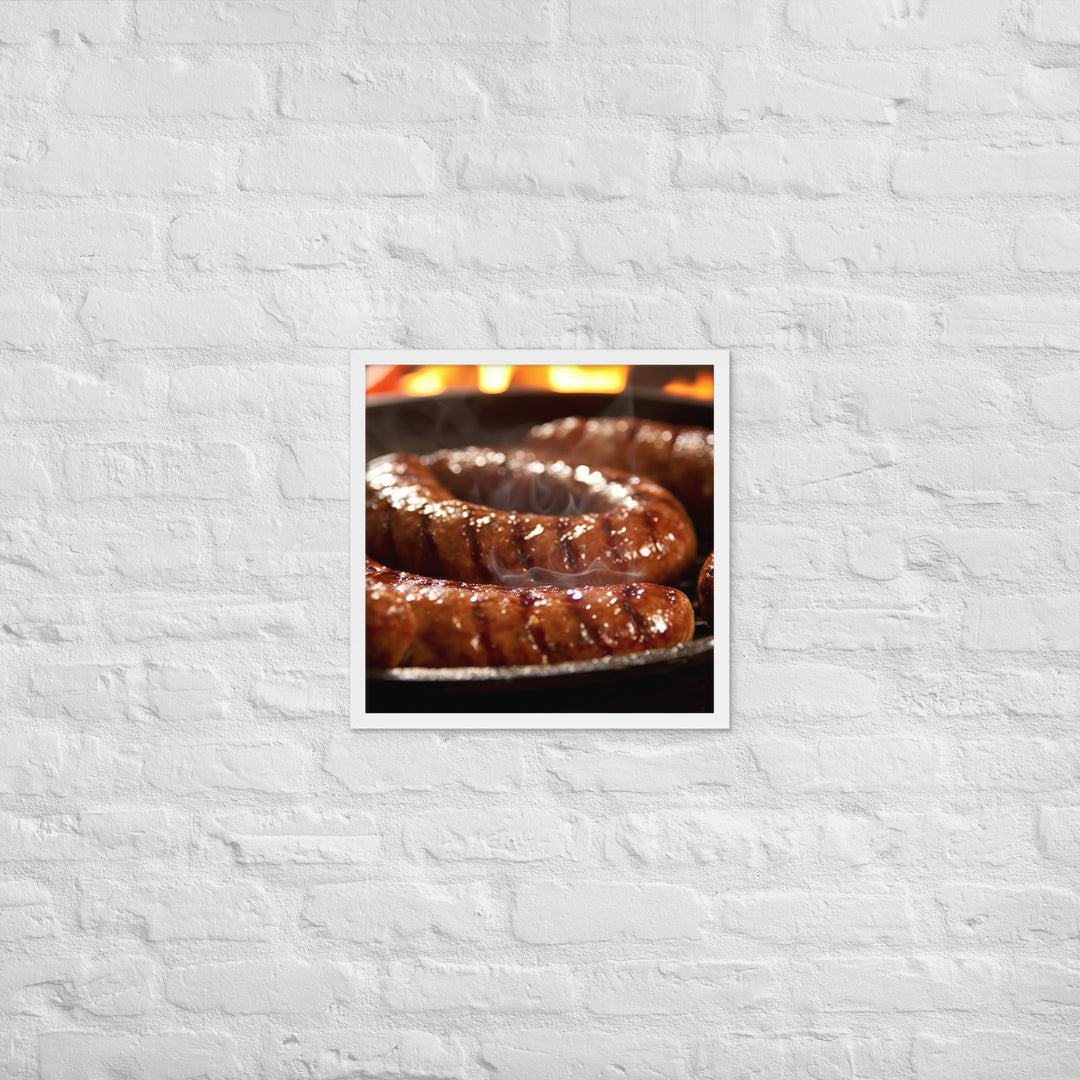 Boerewors Framed poster 🤤 from Yumify.AI