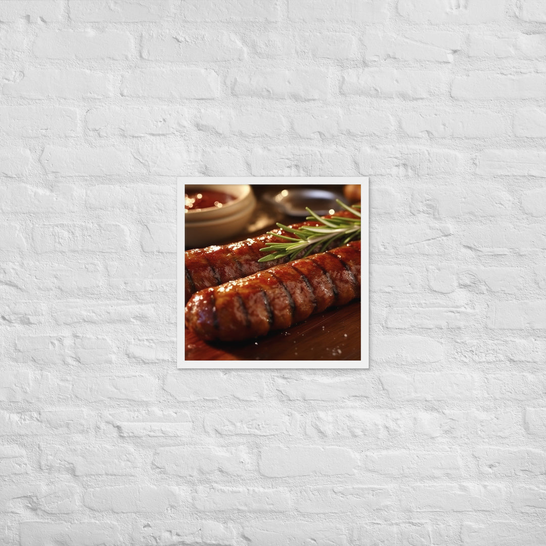 Boerewors Framed poster 🤤 from Yumify.AI