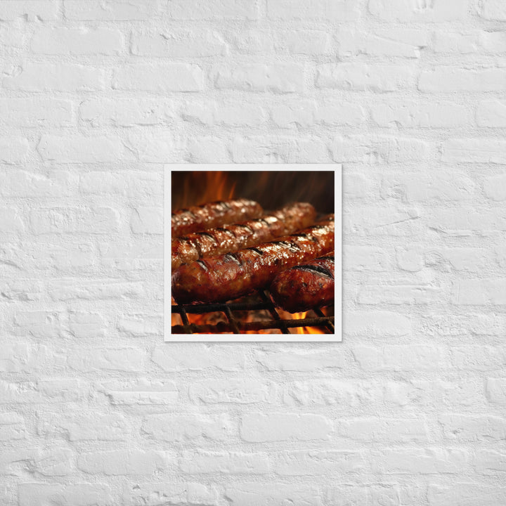 Boerewors Framed poster 🤤 from Yumify.AI