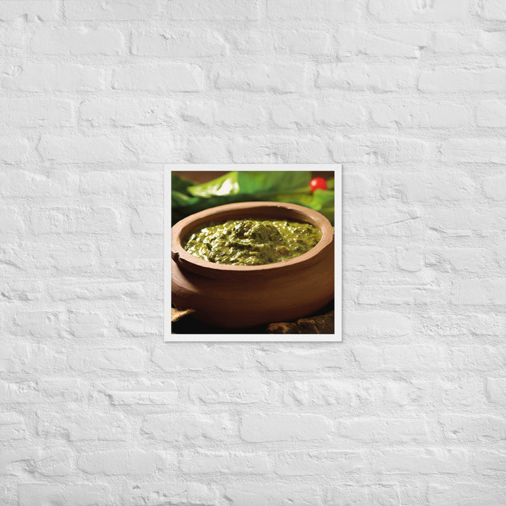 Molokhia Framed poster 🤤 from Yumify.AI