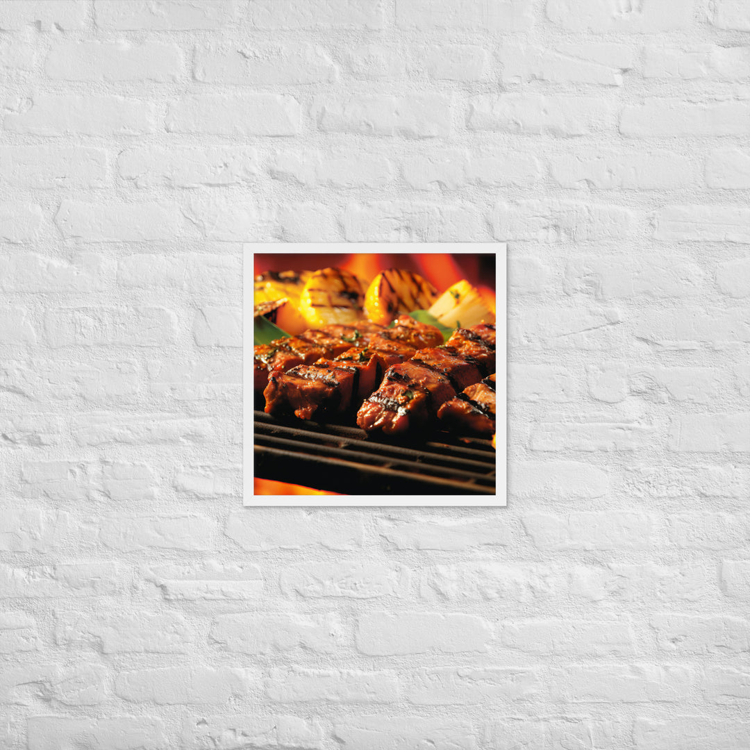 Fijian style BBQ Framed poster 🤤 from Yumify.AI