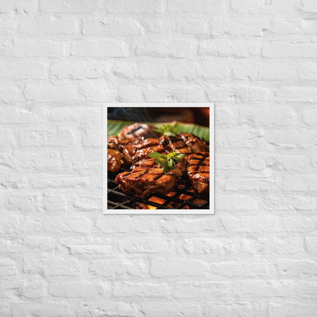 Fijian style BBQ Framed poster 🤤 from Yumify.AI