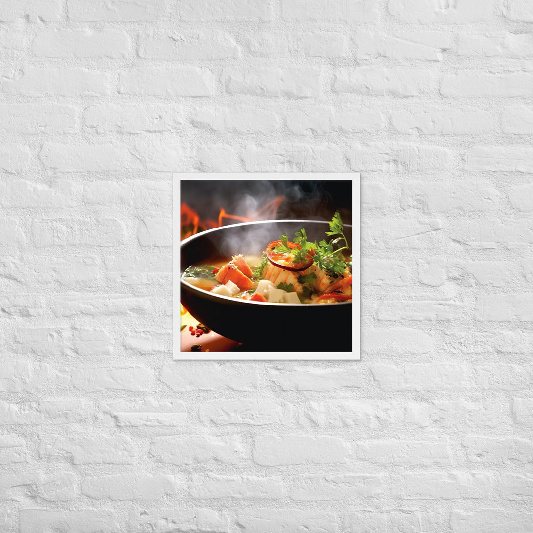 Fijian Fish Soup Framed poster 🤤 from Yumify.AI