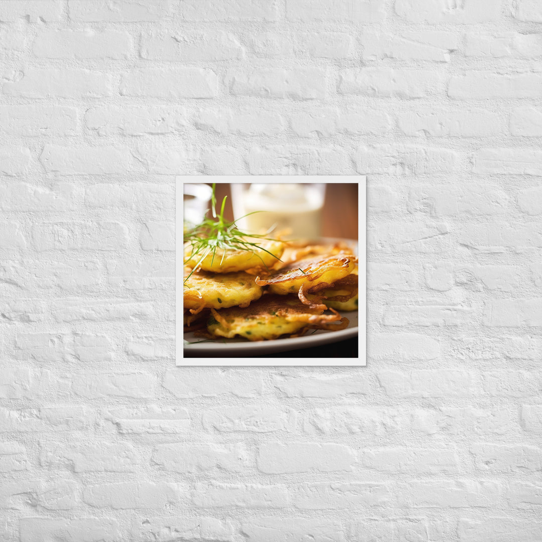 Whitebait Fritters Framed poster 🤤 from Yumify.AI