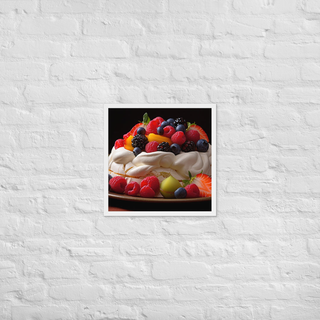 Pavlova Framed poster 🤤 from Yumify.AI